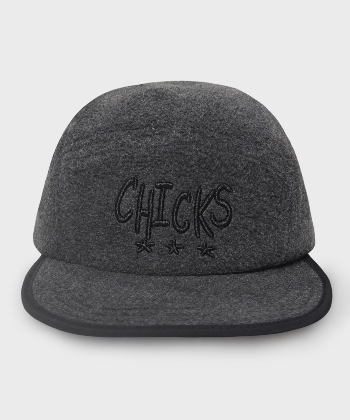 칙스(CHICKS) 투톤 플리스 캠프캡 실버그레이
