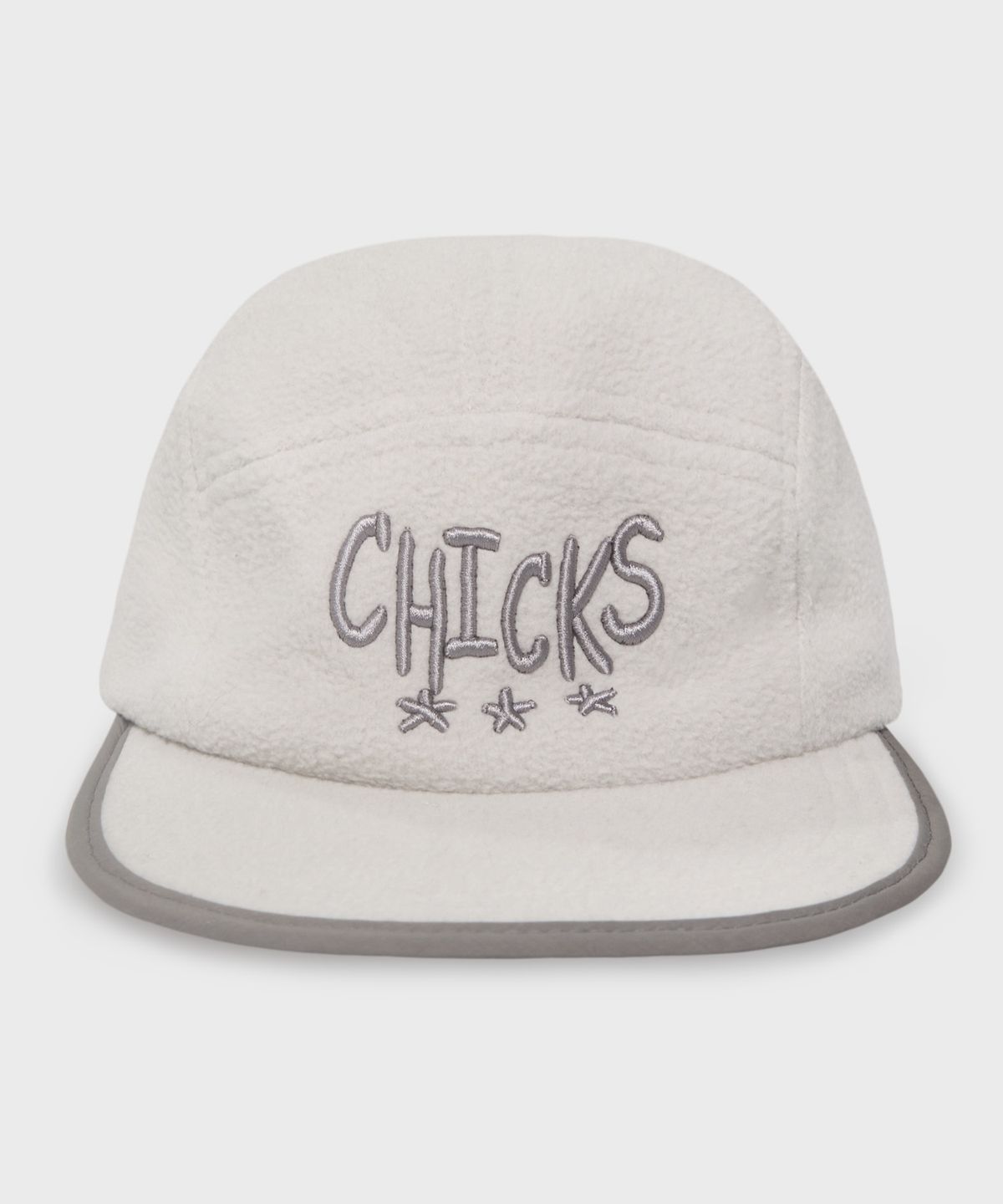 칙스(CHICKS) 투톤 플리스 캠프캡 다크브라운