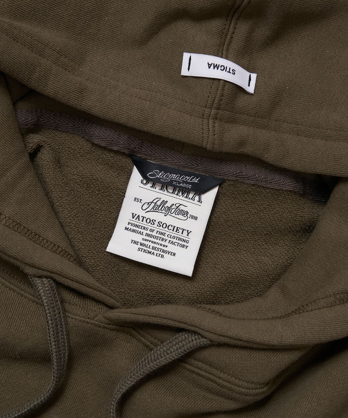 스티그마(STIGMA) UNDERDOG HOODIE KHAKI