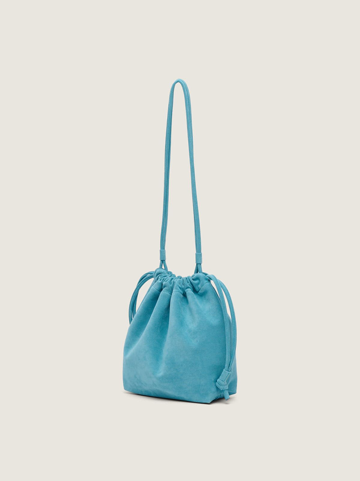 시엔느(SIENNE) Pina Suede Bag (Sky mint)