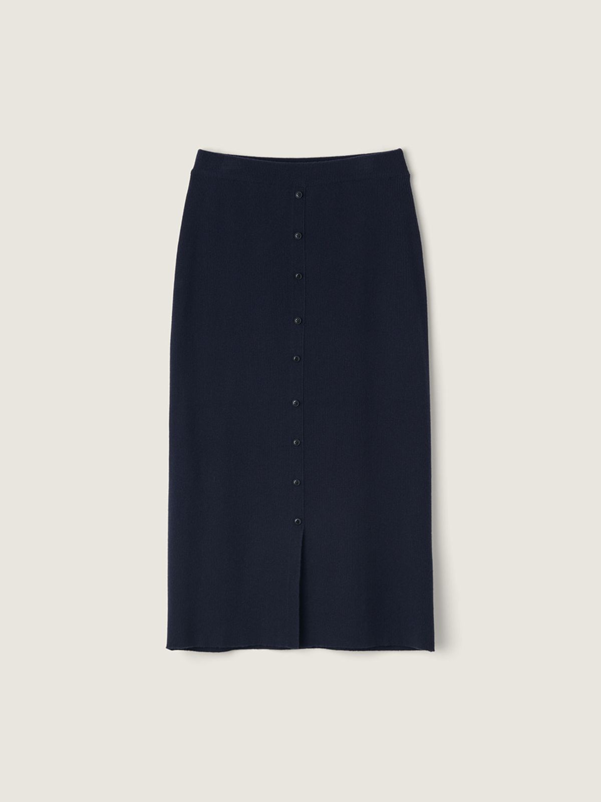 시엔느(SIENNE) Sojeanne Wool Knit Skirt (Navy)