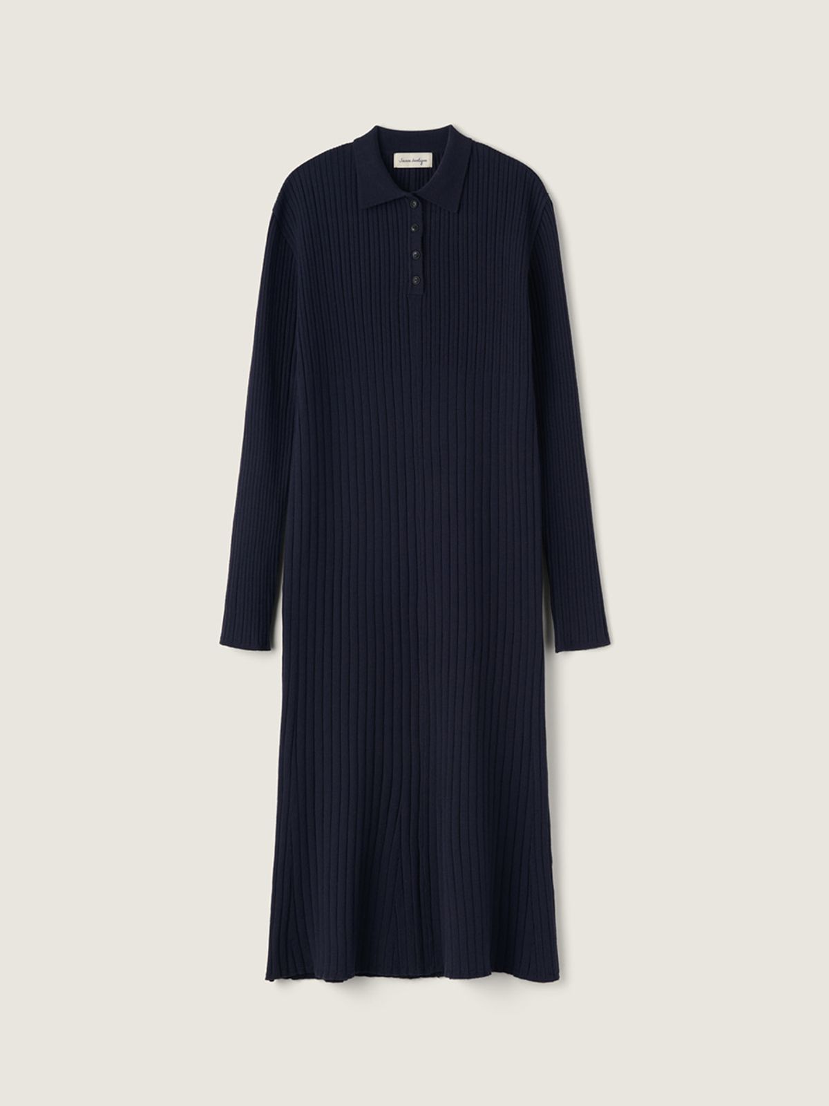 시엔느(SIENNE) Sojeanne Wool Knit Dress (Navy)