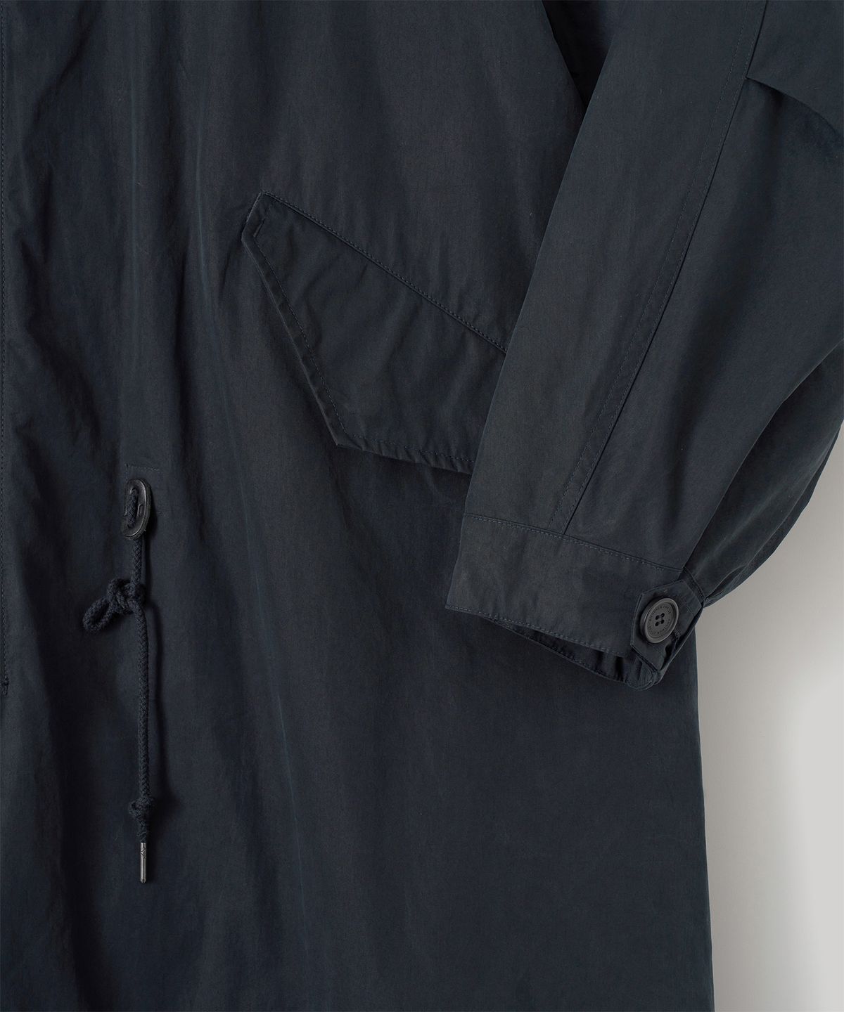 어나더 오피스(ANOTHER OFFICE) M-65 Insulation Fishtail Parka (Dark Navy)
