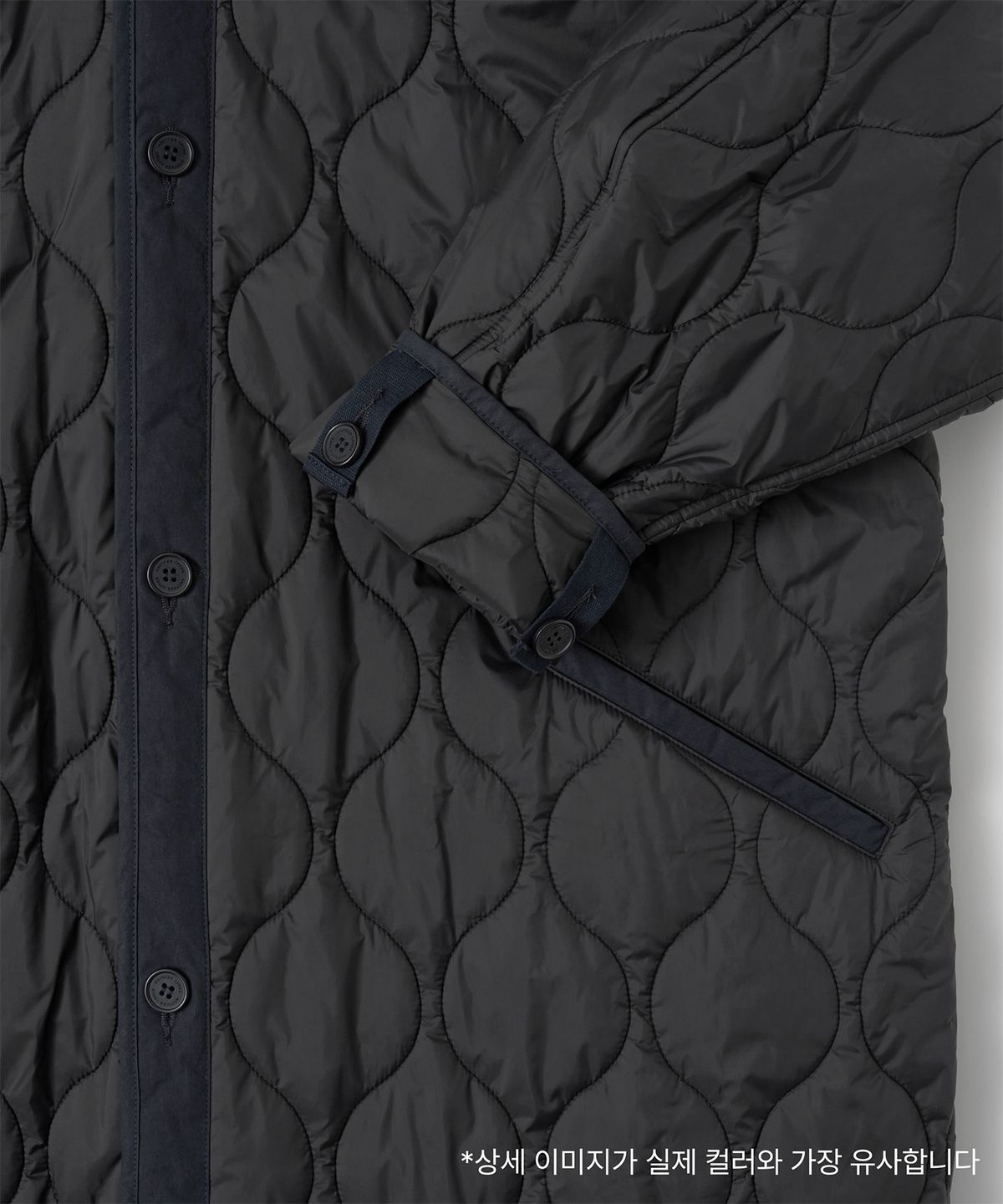어나더 오피스(ANOTHER OFFICE) M-65 Insulation Fishtail Parka (Dark Navy)