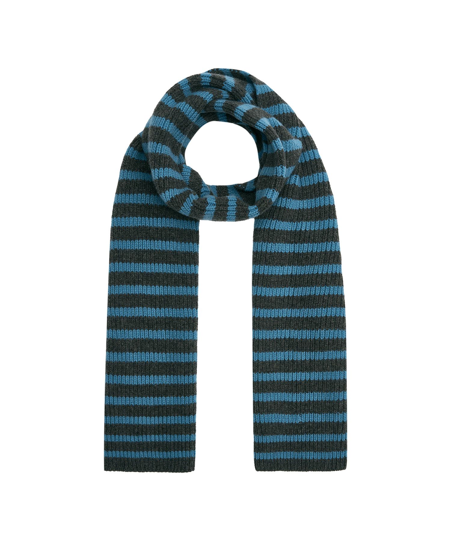 【おまとめ購入品】ALLPLUS DELIVER ロングマフラー ブルー AZUL BY MOUSSY | マルチデザインフラッフィーロングマフラー
