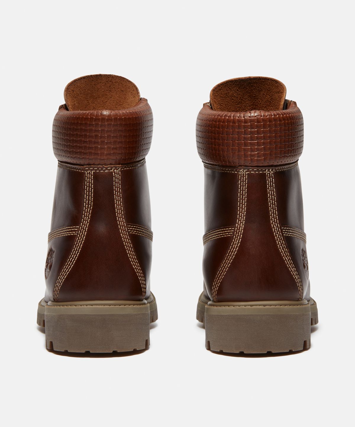 팀버랜드(TIMBERLAND) (남성) 프리미엄 6인치 레이스 워터프루프 부츠 - 미드 브라운:블랙 / A2P6W-EIU