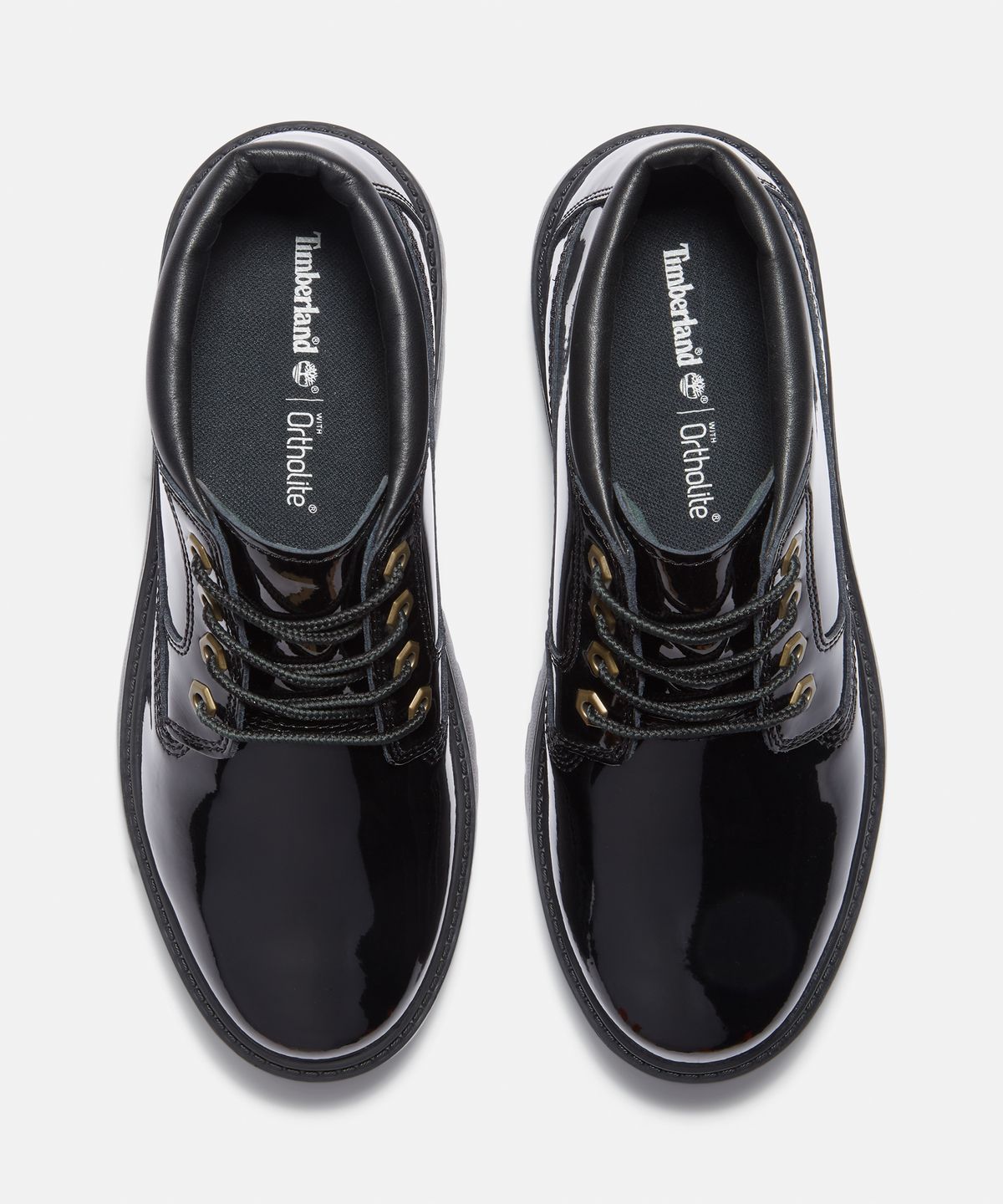 팀버랜드(TIMBERLAND) (여성) 스톤 스트릿 미드 레이스 워터프루프 부츠 - 블랙 / A2HA9-EL6