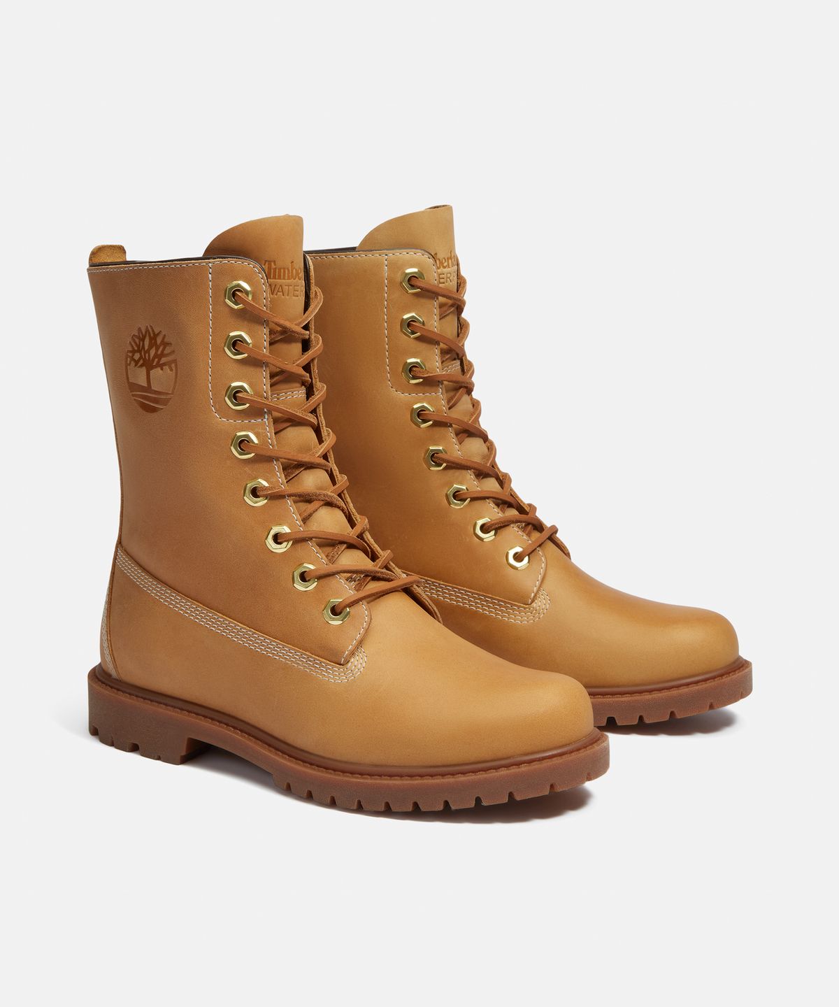 팀버랜드(TIMBERLAND) (여성) 프리미엄 8인치 레이스 워터프루프 부츠 - 위트 / A43MX-EN1