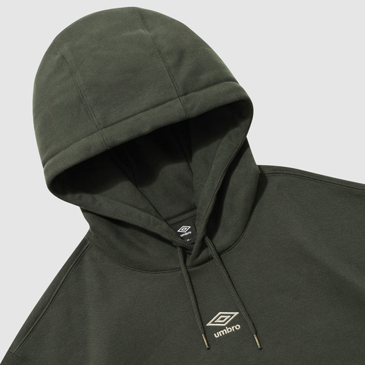 엄브로(UMBRO) 에센셜 기모 스몰로고 후디(UQ423CHDO1)_4colors