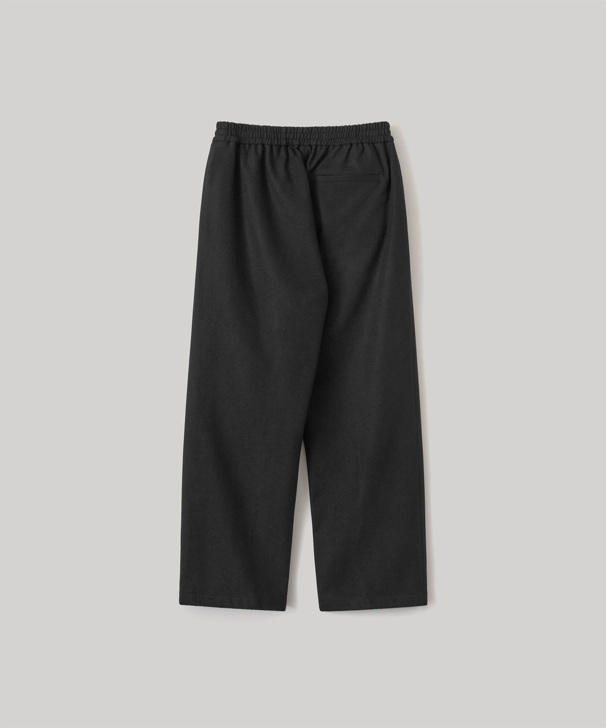 어나더 오피스(ANOTHER OFFICE) Cashmere Banding Easy Pants (Black)