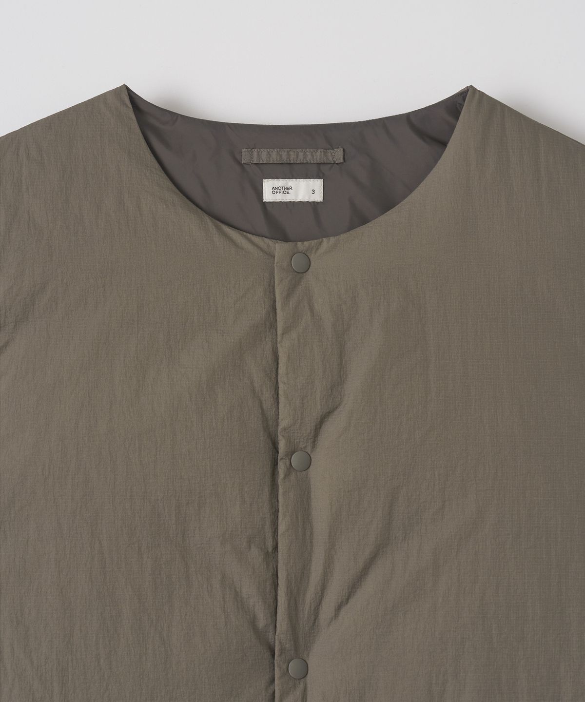 어나더 오피스(ANOTHER OFFICE) Layer Down Vest (Basalt)