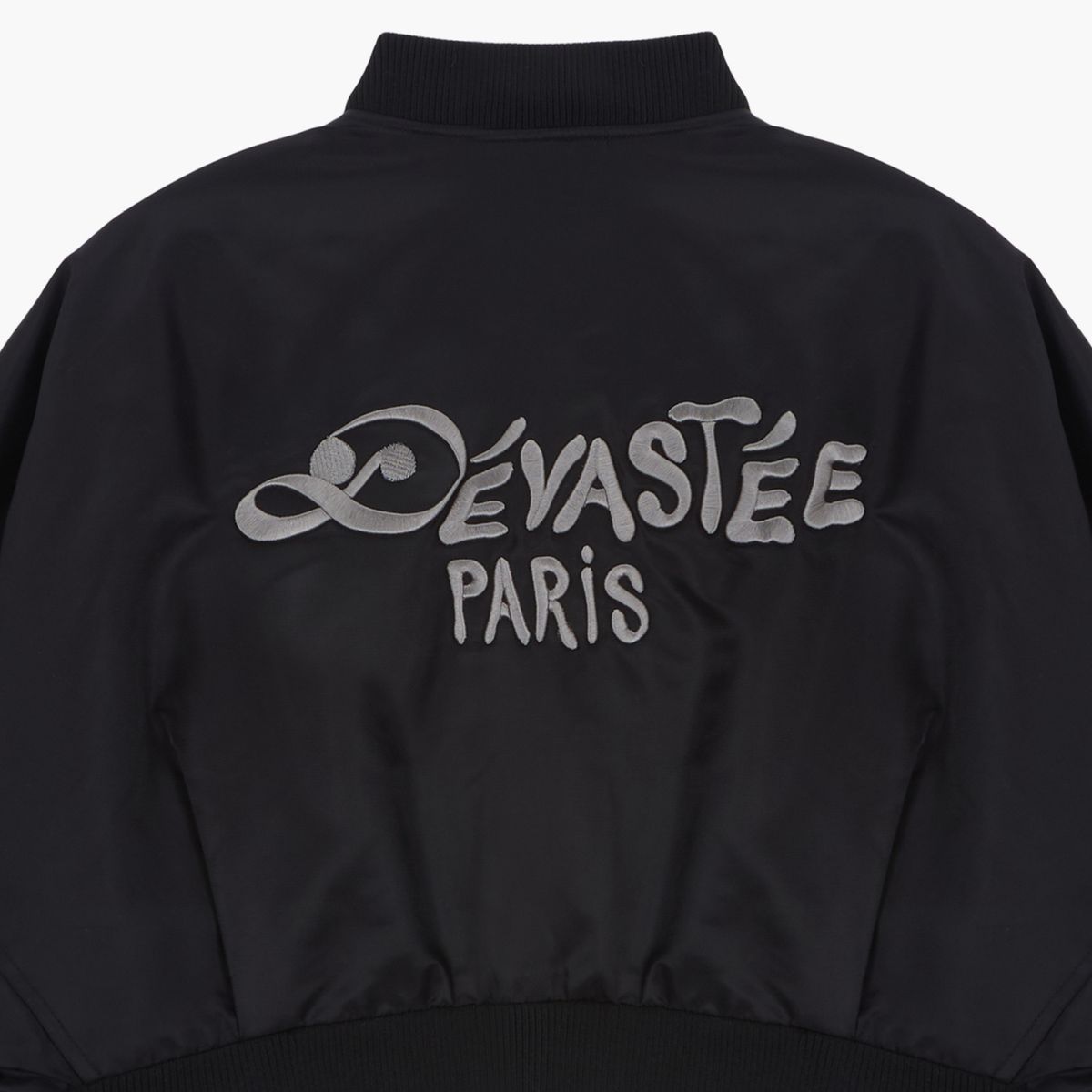 데바스테(DEVASTEE) 데바스테 크롭 봄버 재킷 BLACK (S5FWOW005)