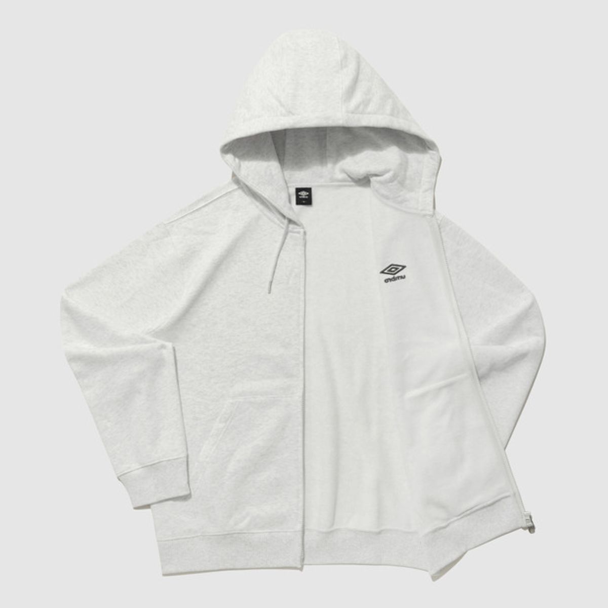 엄브로(UMBRO) 에센셜 기모 후드 집업(UQ423CFTO1)_2colors