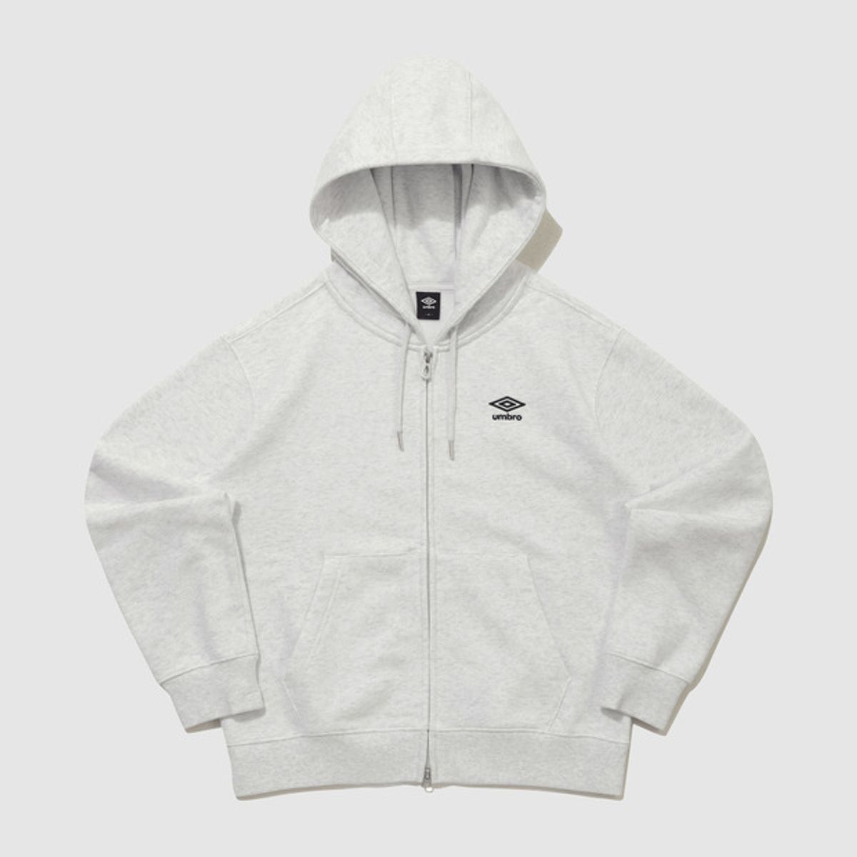 엄브로(UMBRO) 에센셜 기모 후드 집업(UQ423CFTO1)_2colors