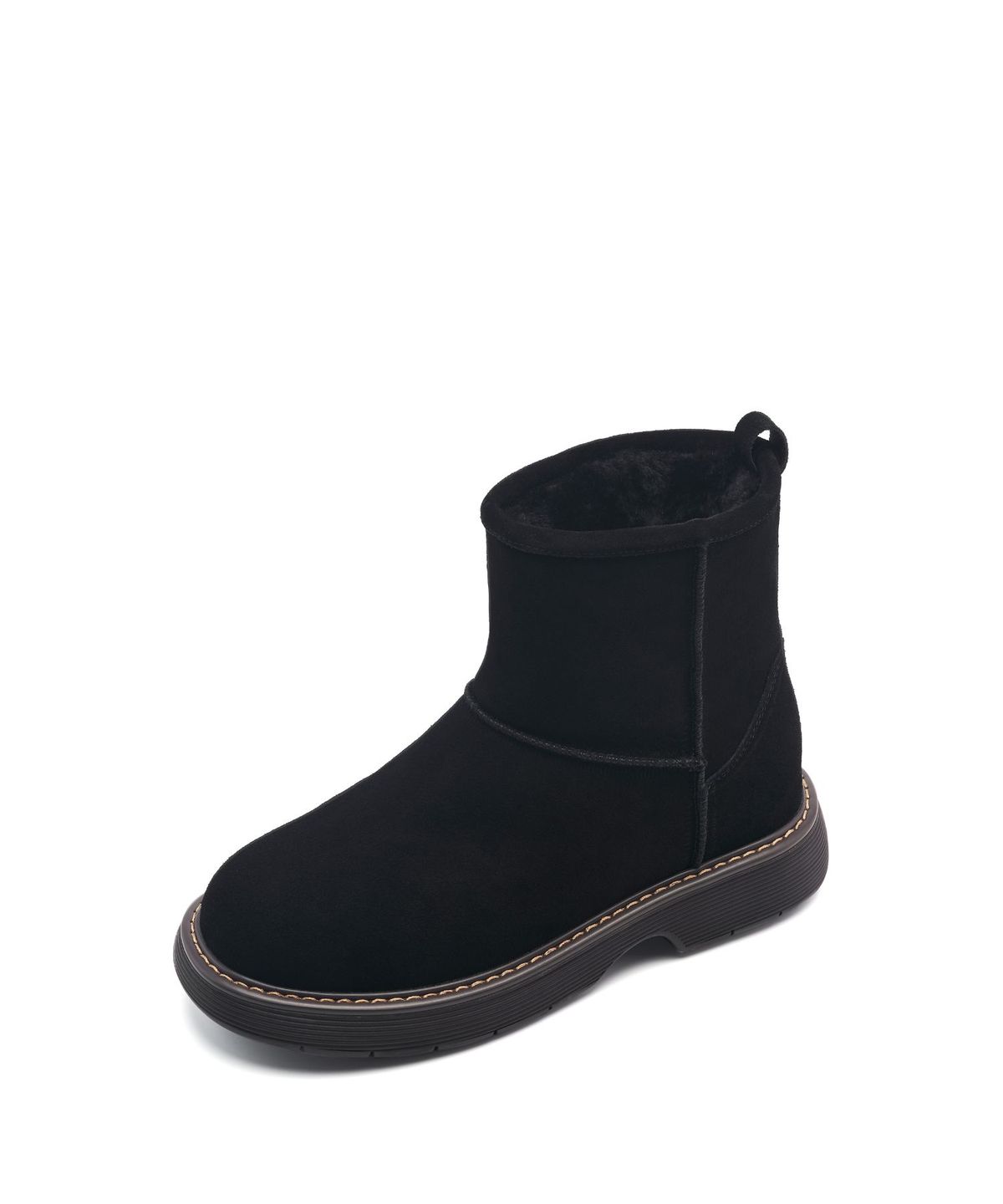 스퍼(SPUR) Lomft 소가죽 양털 미들 부츠 4cm -UA9086 (3color)