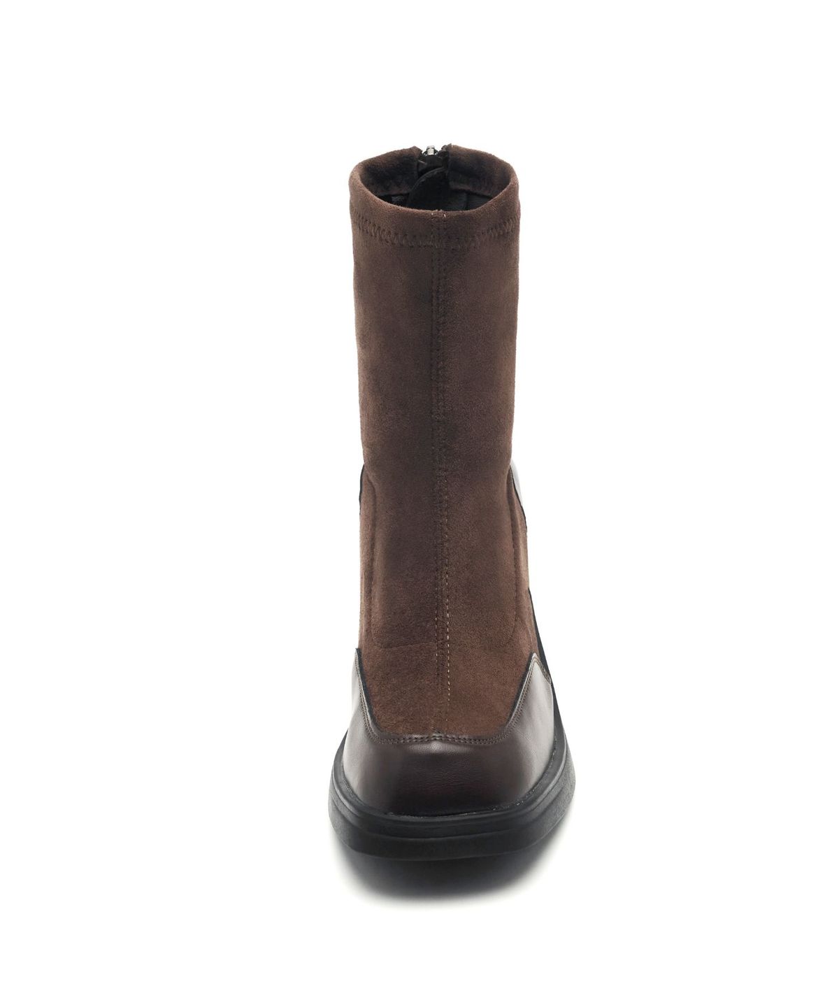 스퍼(SPUR) Coline Layered 스웨이드 플랫폼 앵클 부츠 7.5cm -VA9037 (2color)
