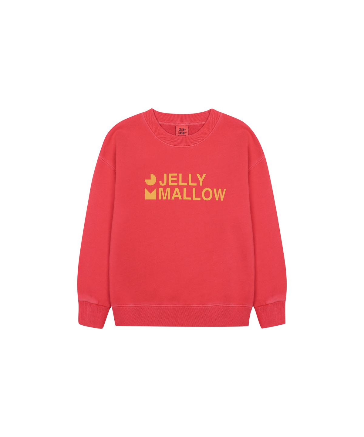 젤리멜로(JELLY MALLOW) 심볼 피그 스웻셔츠_오렌지
