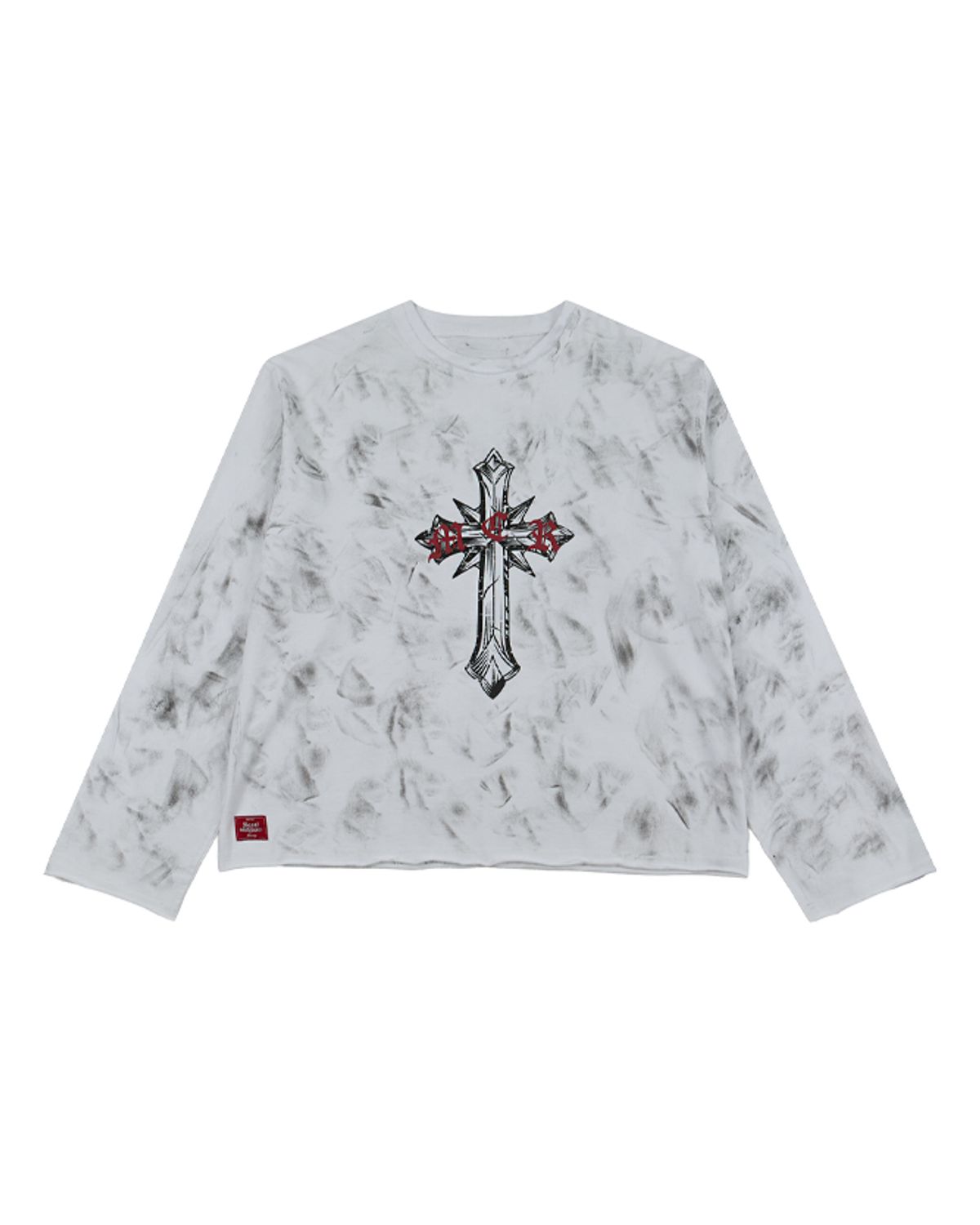 뭉(MWOONG) Scarred cross LS(white)