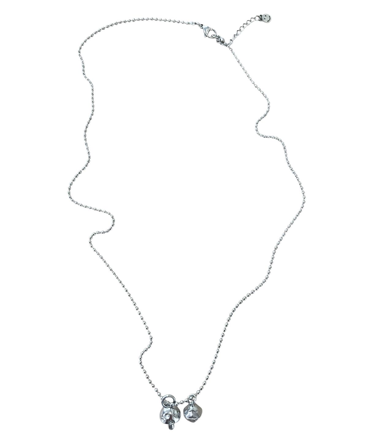 스케이터락(SK8ER ROCK) Pick Mushrooms Ball Chain Necklace ((streel))