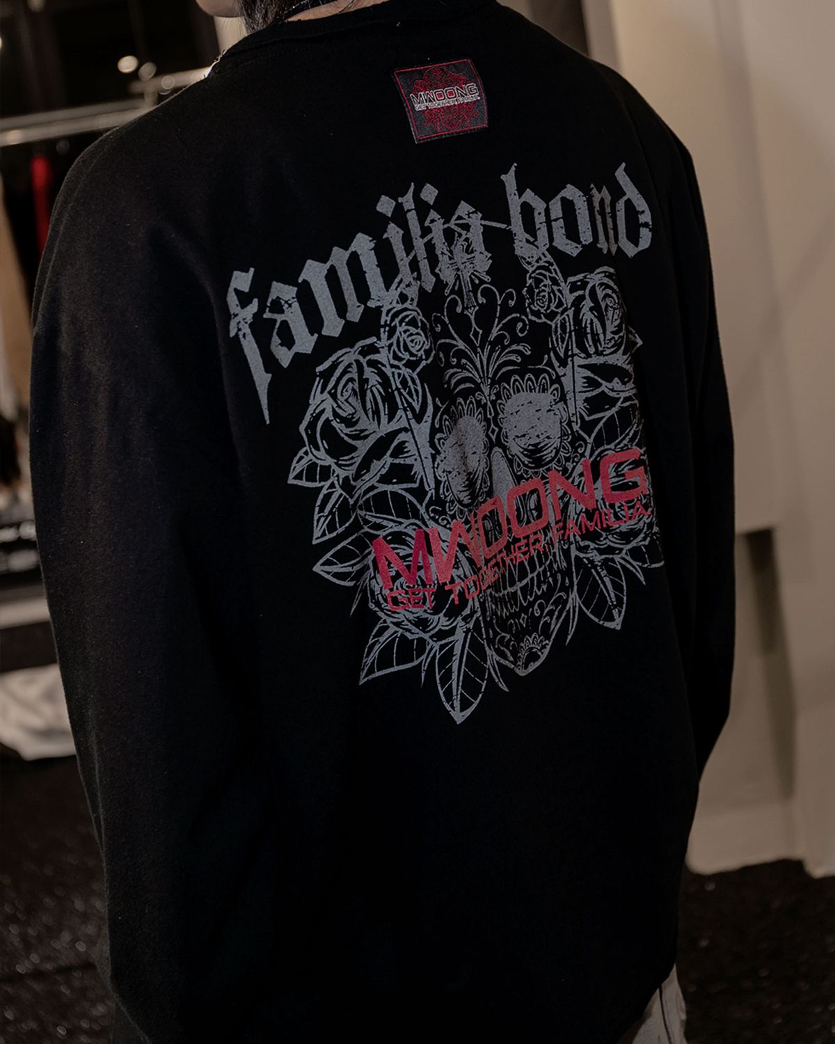 뭉(MWOONG) Scarred cross LS(black)
