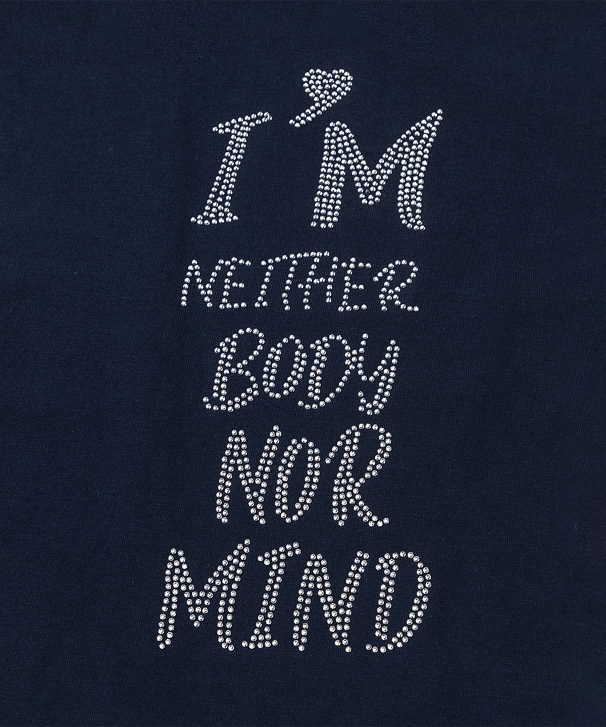 바반투(BHAVANTU) NEITHER BODY NOR MIND 세미크롭 반팔티 (2컬러)
