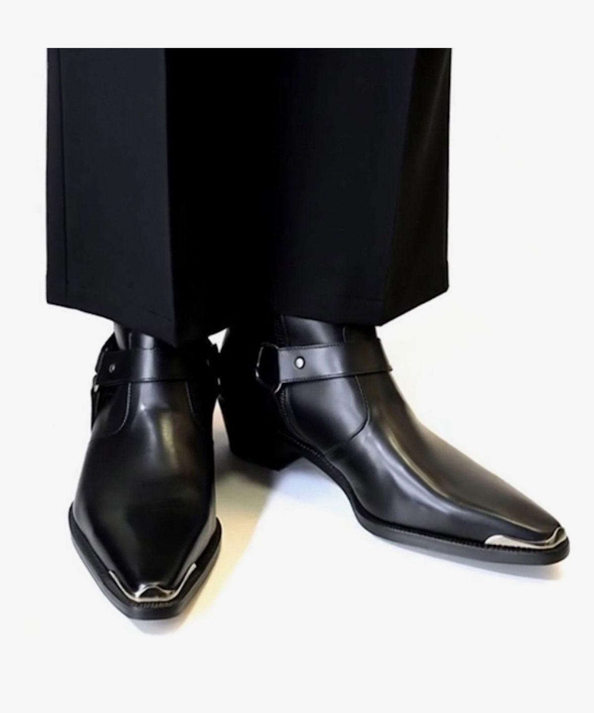 조앤슈(JOENSHOE) 로랑 웨스턴 바이시클 부츠 블랙