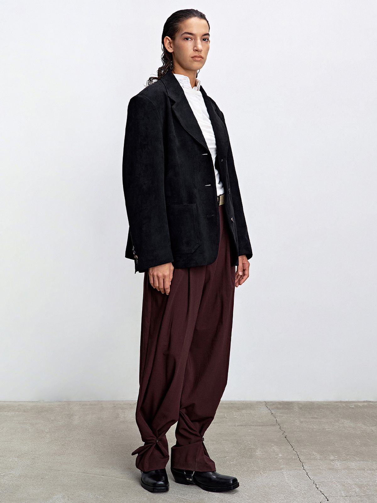 해브레스(HAVELESS) LINA SUEDE JACKET BLACK