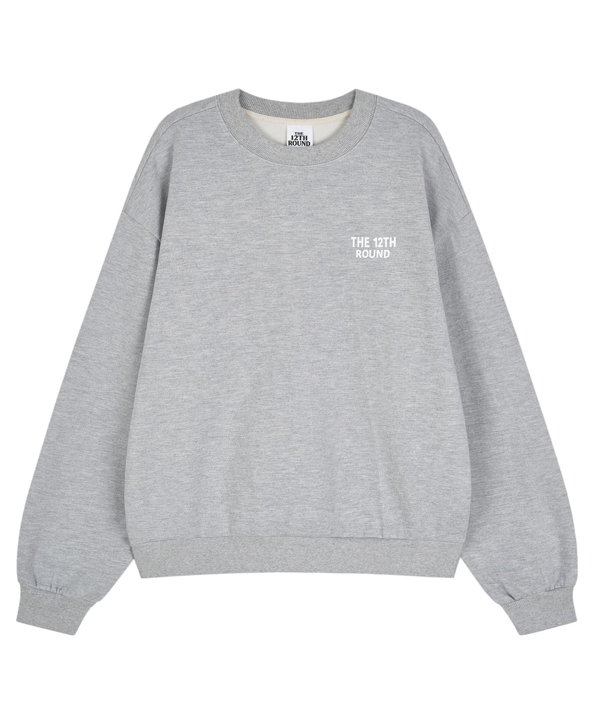 더트웰브라운드(THE 12TH ROUND) THE 12TH ROUND NO FEAR SWEATSHIRT GRAY