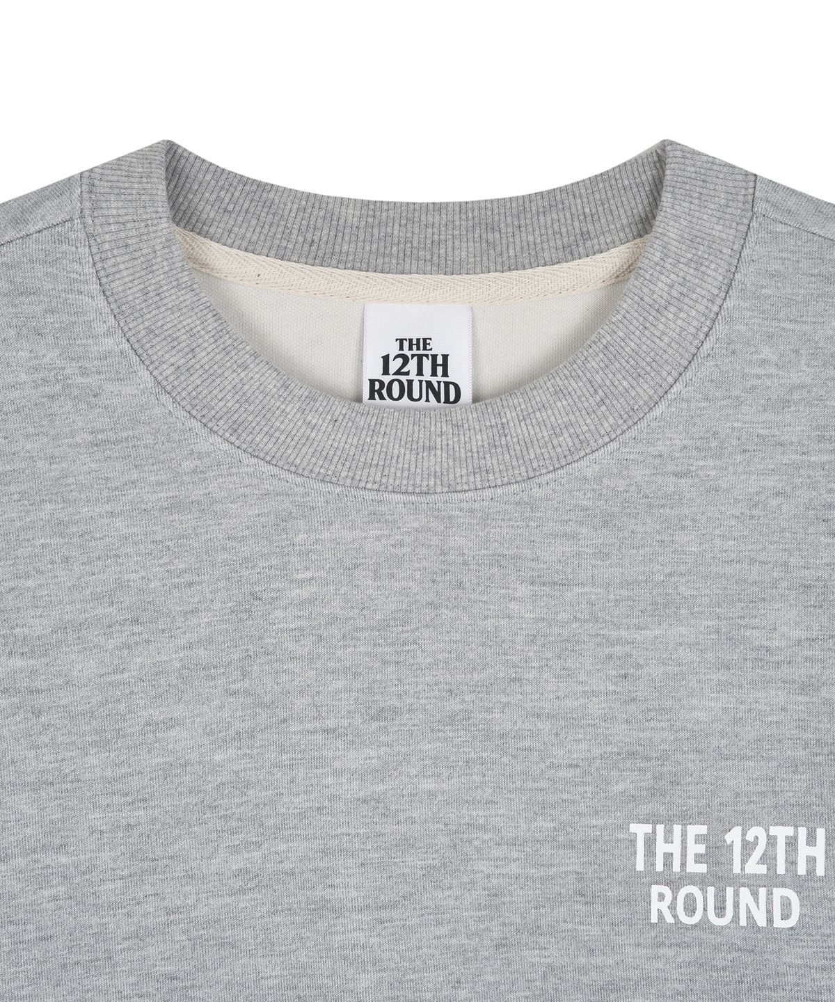 더트웰브라운드(THE 12TH ROUND) THE 12TH ROUND NO FEAR SWEATSHIRT GRAY