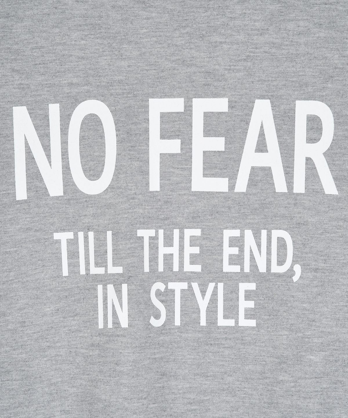 더트웰브라운드(THE 12TH ROUND) THE 12TH ROUND NO FEAR SWEATSHIRT GRAY