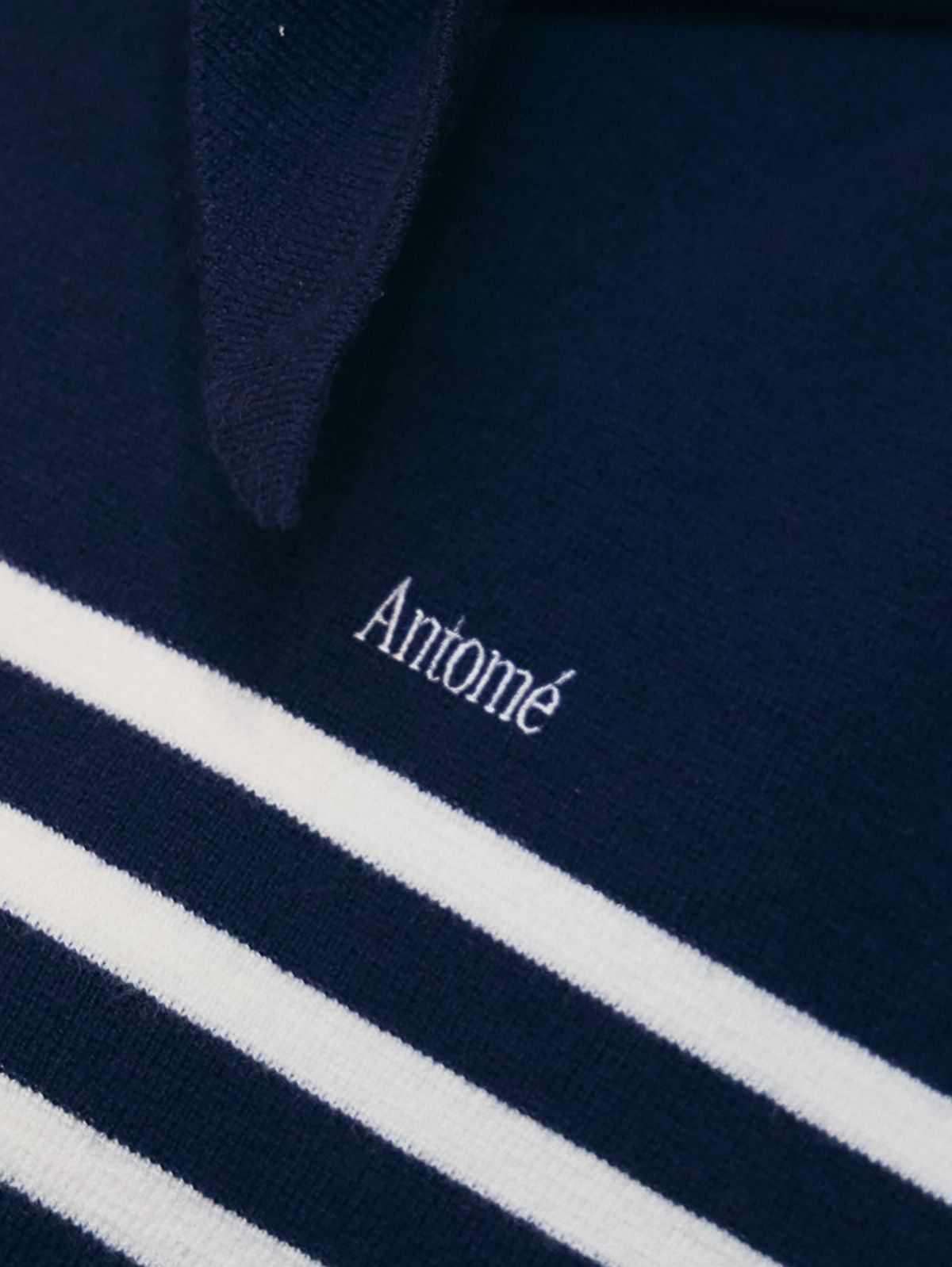 안토메(ANTOME) 로이 네커치프 니트 (네이비)