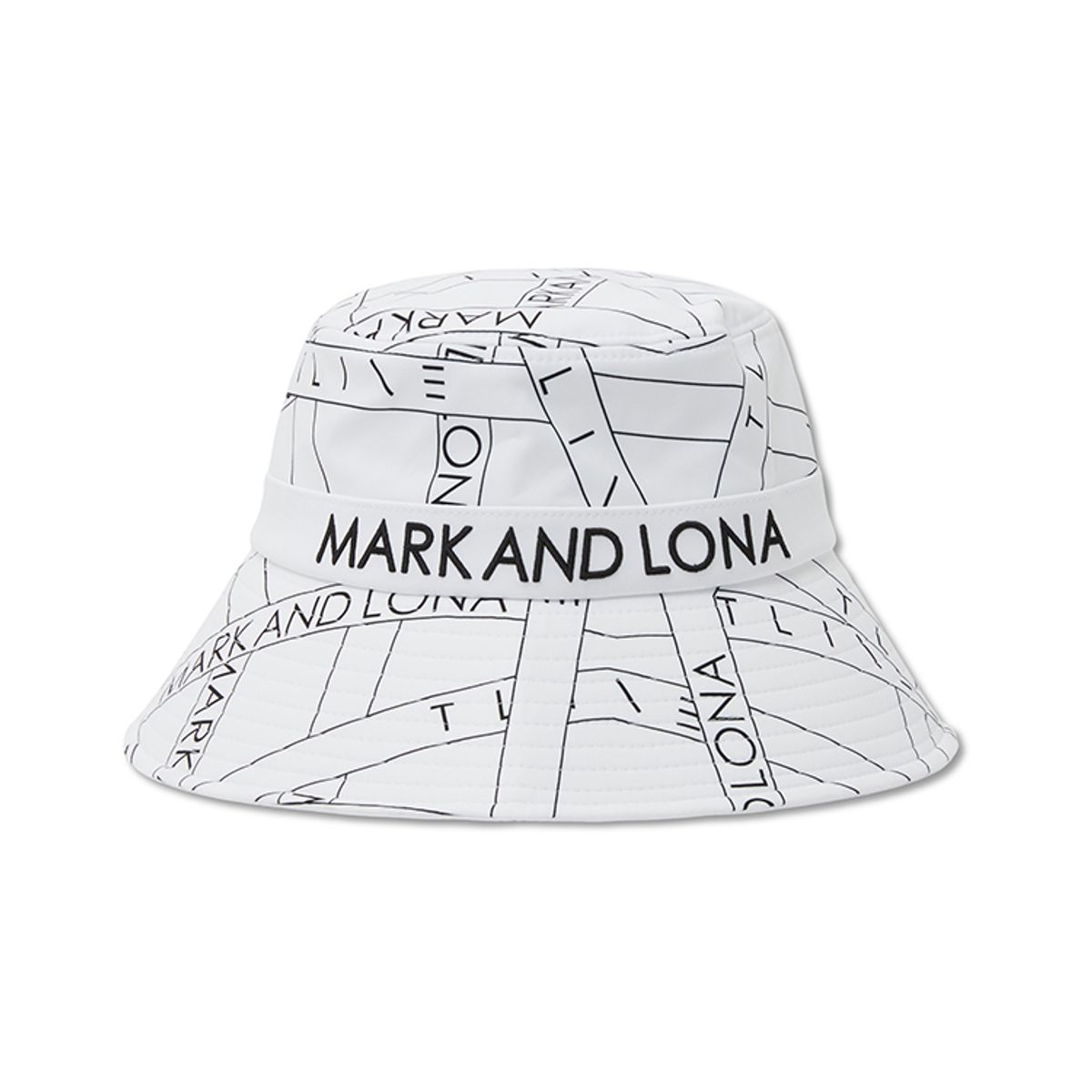 마크앤로나(MARK&LONA) U T-LINE LOGO PATTERN BUCKET HAT LR3YJ78U