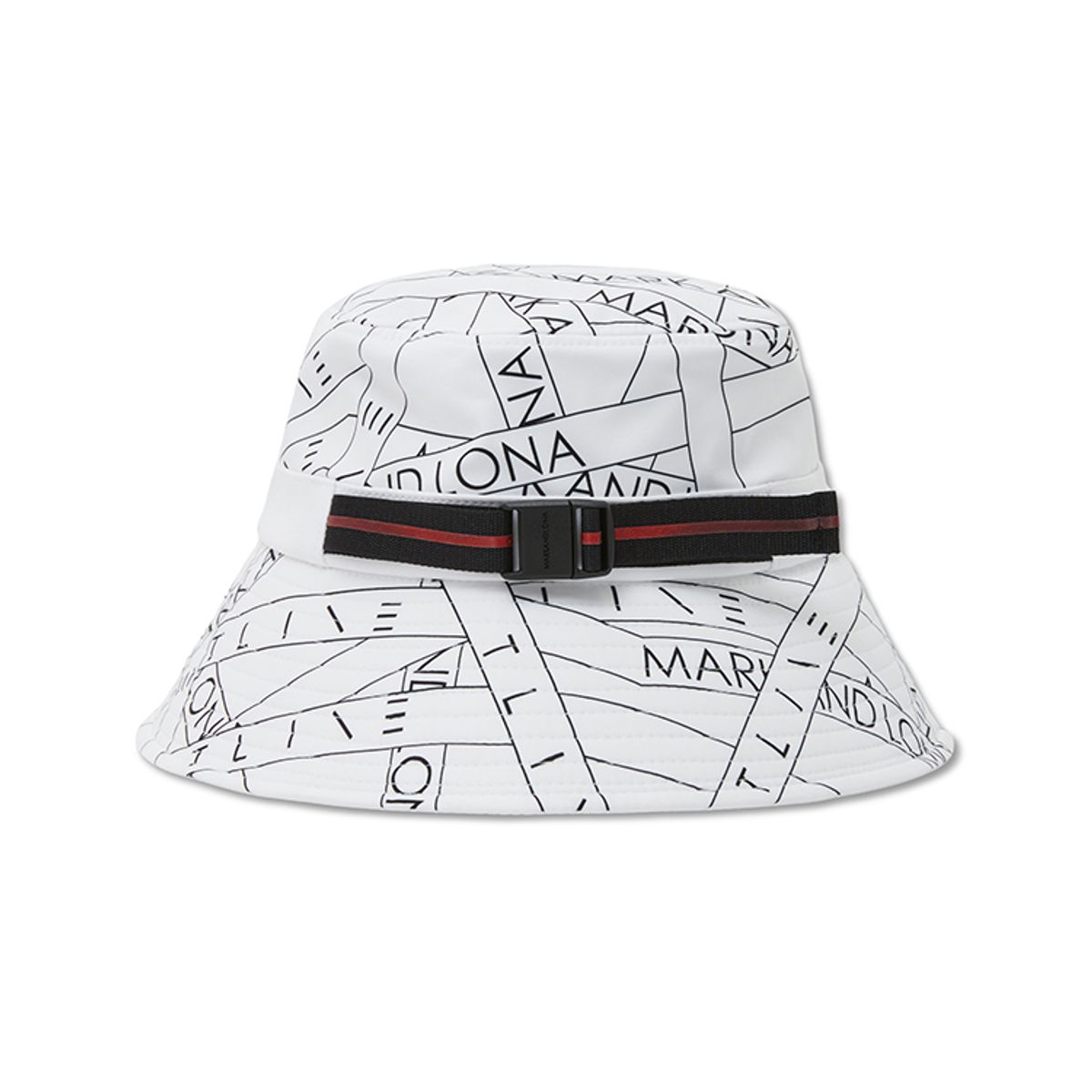 마크앤로나(MARK&LONA) U T-LINE LOGO PATTERN BUCKET HAT LR3YJ78U