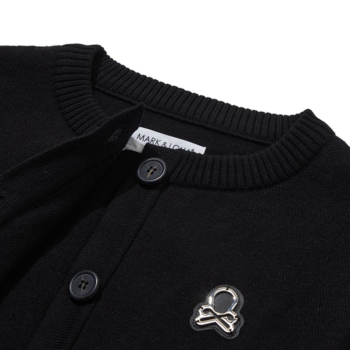 마크앤로나(MARK&LONA) W GN LOGO POINT KNIT CAPE LR3IB72F