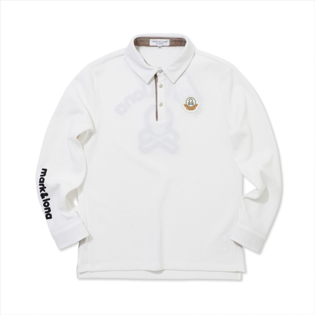 마크앤로나(MARK&LONA) M GN CHECK POINT COLLAR LS POLO LR3IP72M