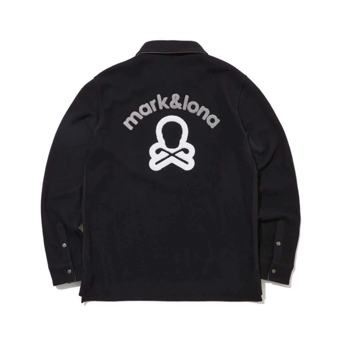 마크앤로나(MARK&LONA) M GN CHECK POINT COLLAR LS POLO LR3IP72M