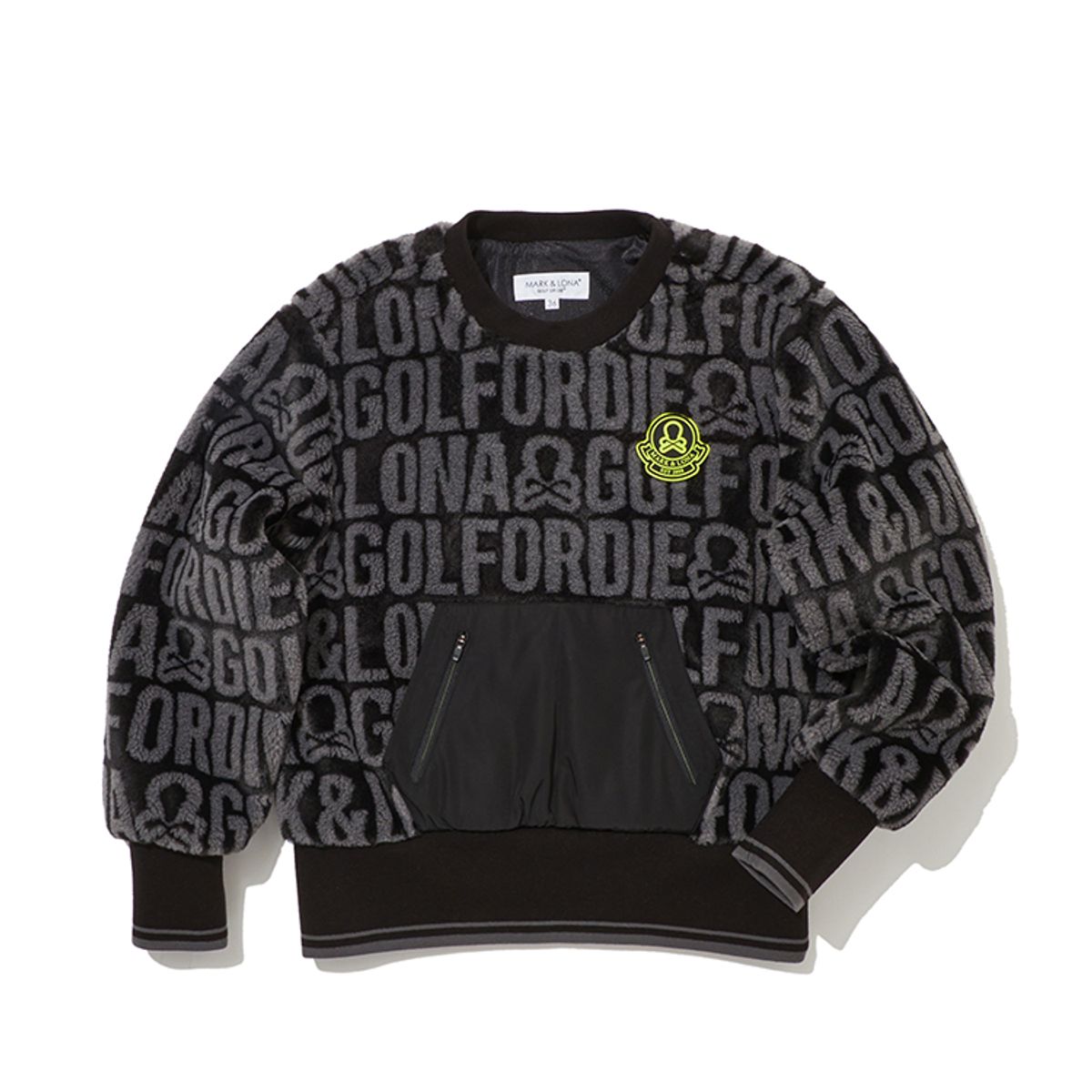 마크앤로나(MARK&LONA) W GN LOGO FLEECE JERSEY CREW LR3IC73F