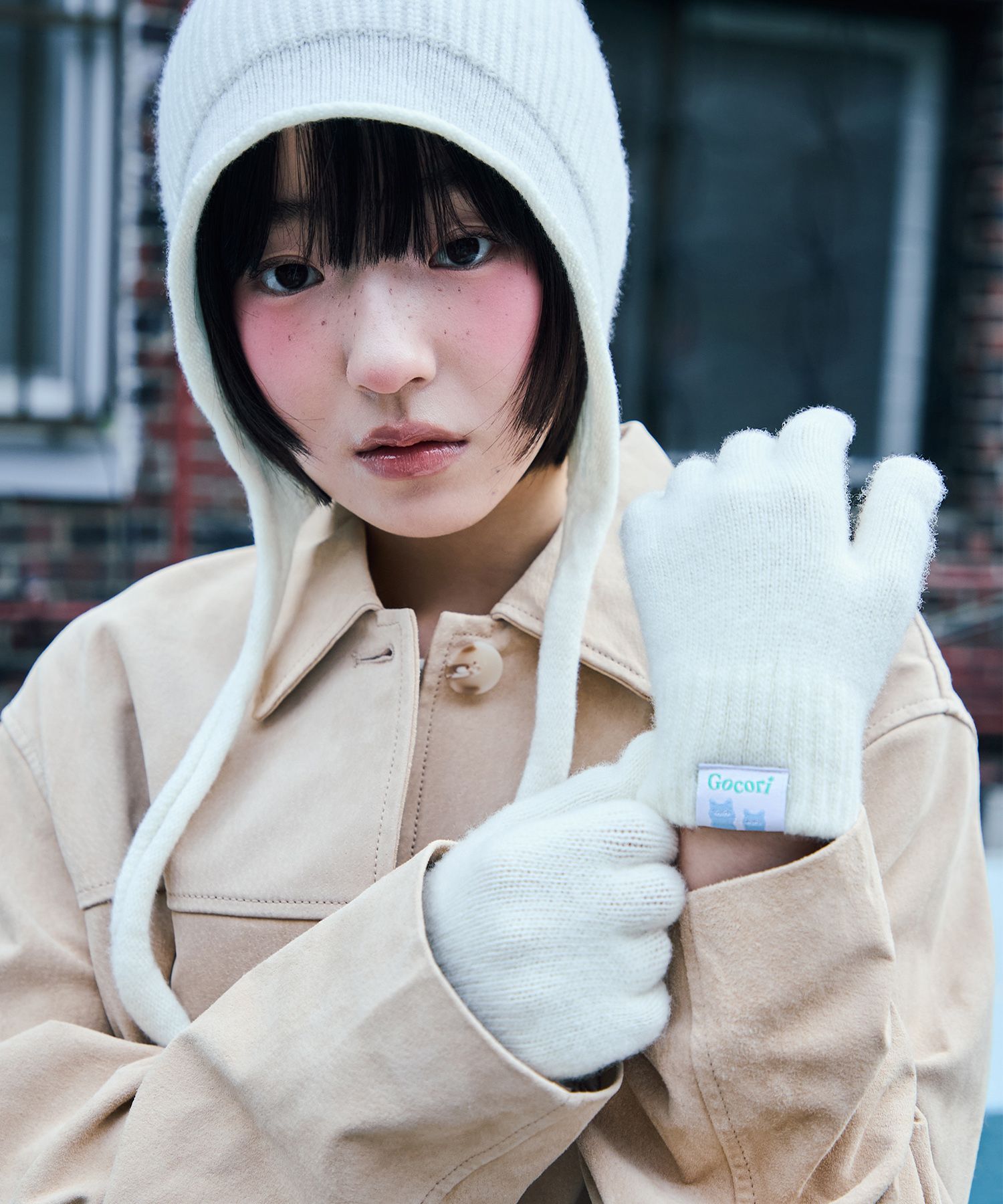 MUSINSA公式 | GOCORI デイミャーグローブ - 3色 ウール手袋