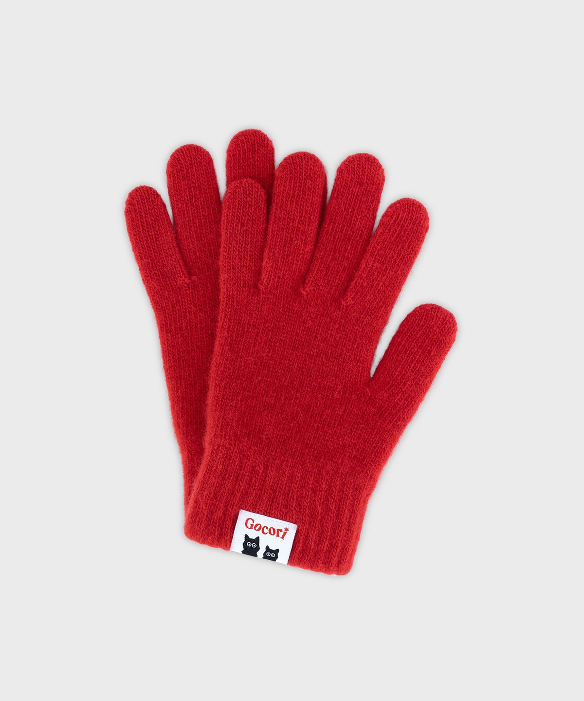 고코리(GOCORI) Night Meow Gloves - 4colors 울 장갑 핑거홀