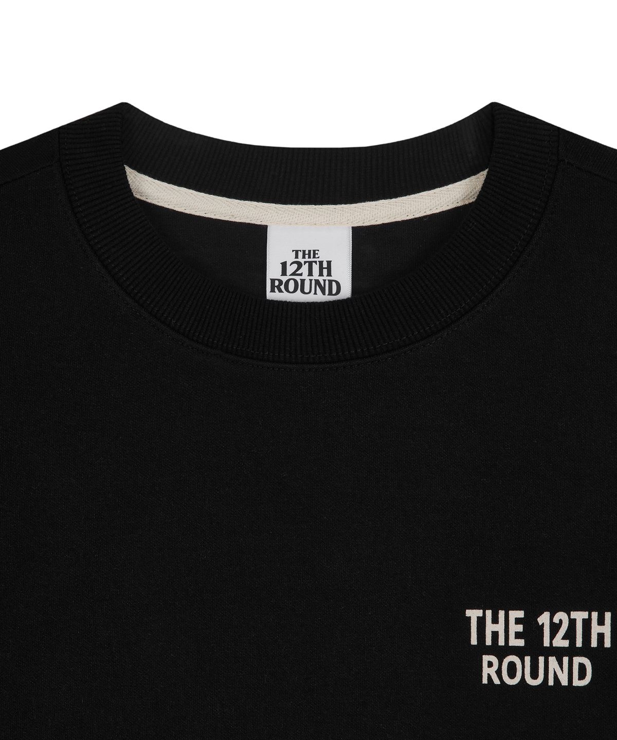 더트웰브라운드(THE 12TH ROUND) THE 12TH ROUND NO FEAR SWEATSHIRT BLACK