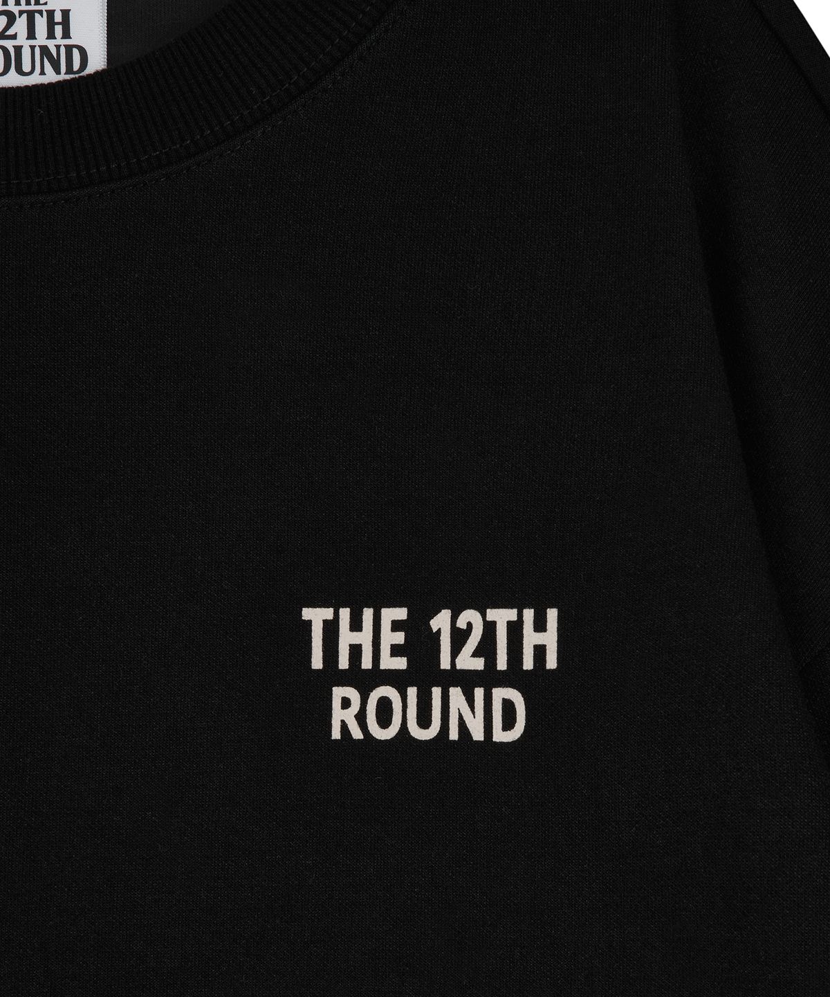 더트웰브라운드(THE 12TH ROUND) THE 12TH ROUND NO FEAR SWEATSHIRT BLACK