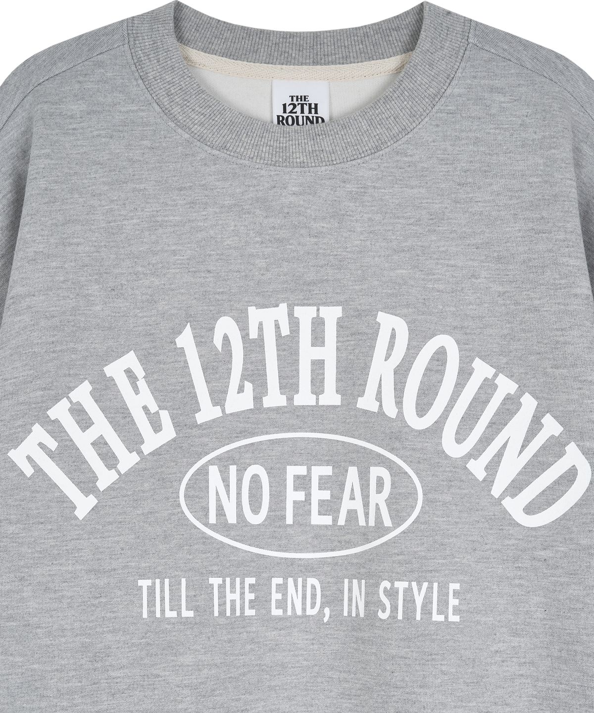 더트웰브라운드(THE 12TH ROUND) THE 12TH ROUND SIGNATURE SWEATSHIRT GRAY