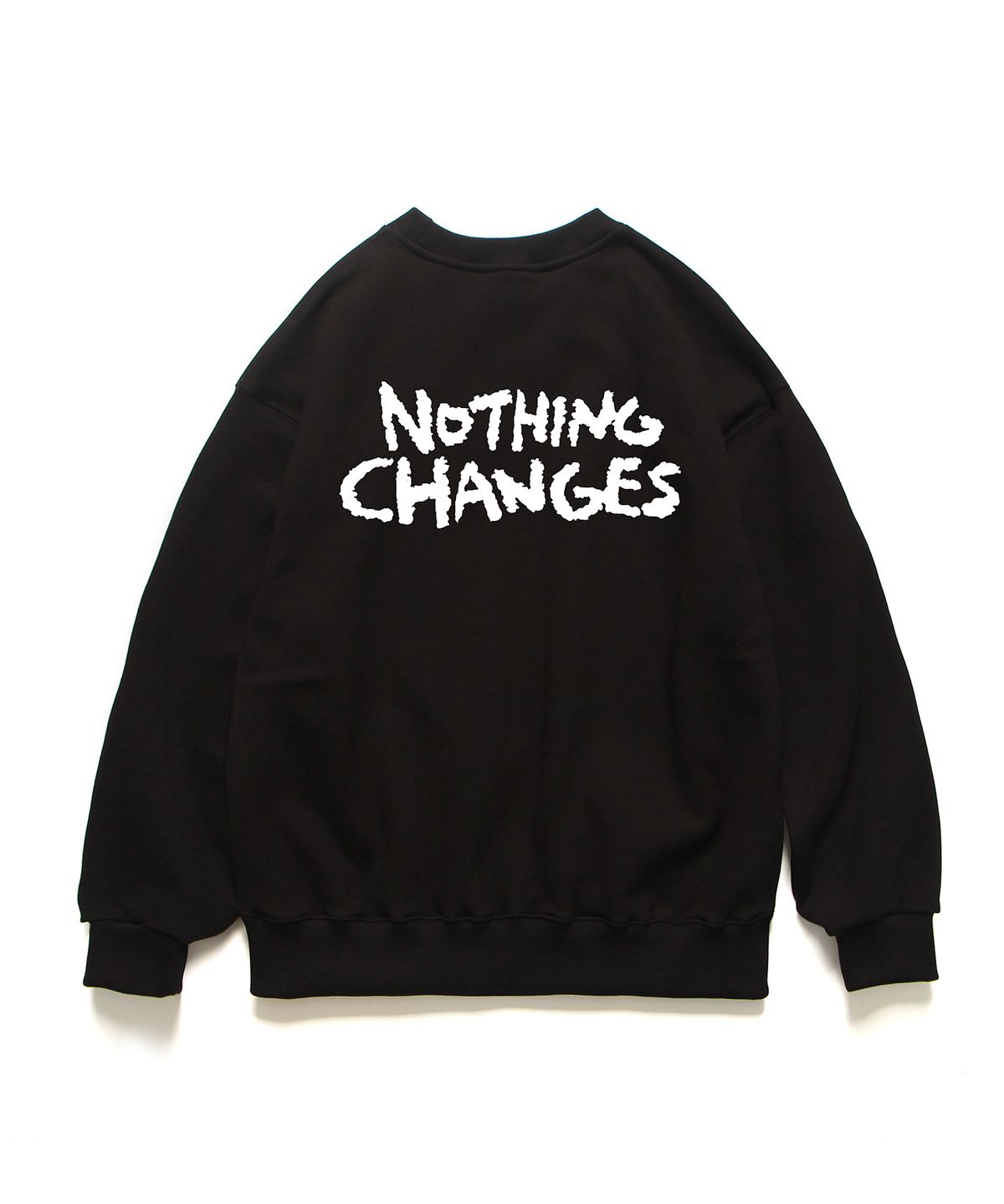 앱놀머씽(ABNORMALTHING) NC 루즈핏 크루넥 블랙 (NC CREWNECK BLACK)