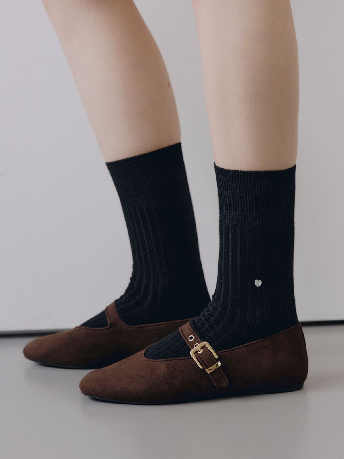 빈티지헐리우드(VINTAGE HOLLYWOOD) Heart Stone Cotton Socks_VH259OAC003M