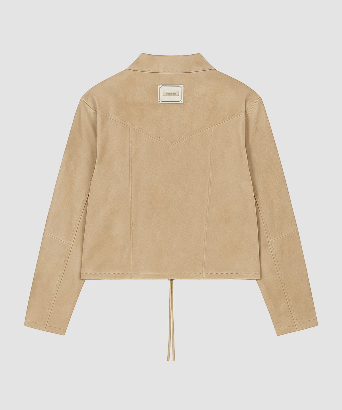오버듀플레어(OVERDUEFLAIR) WESTERN SUEDE JACKET_LIGHT BEIGE
