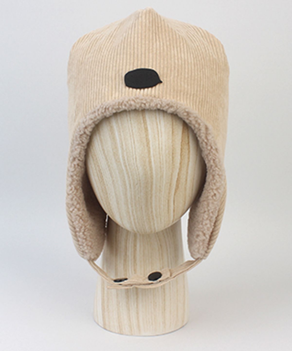 유니버셜 케미스트리(UNIVERSAL CHEMISTRY) Gentle Corduroy Beige Earflap Cap 귀달이모자