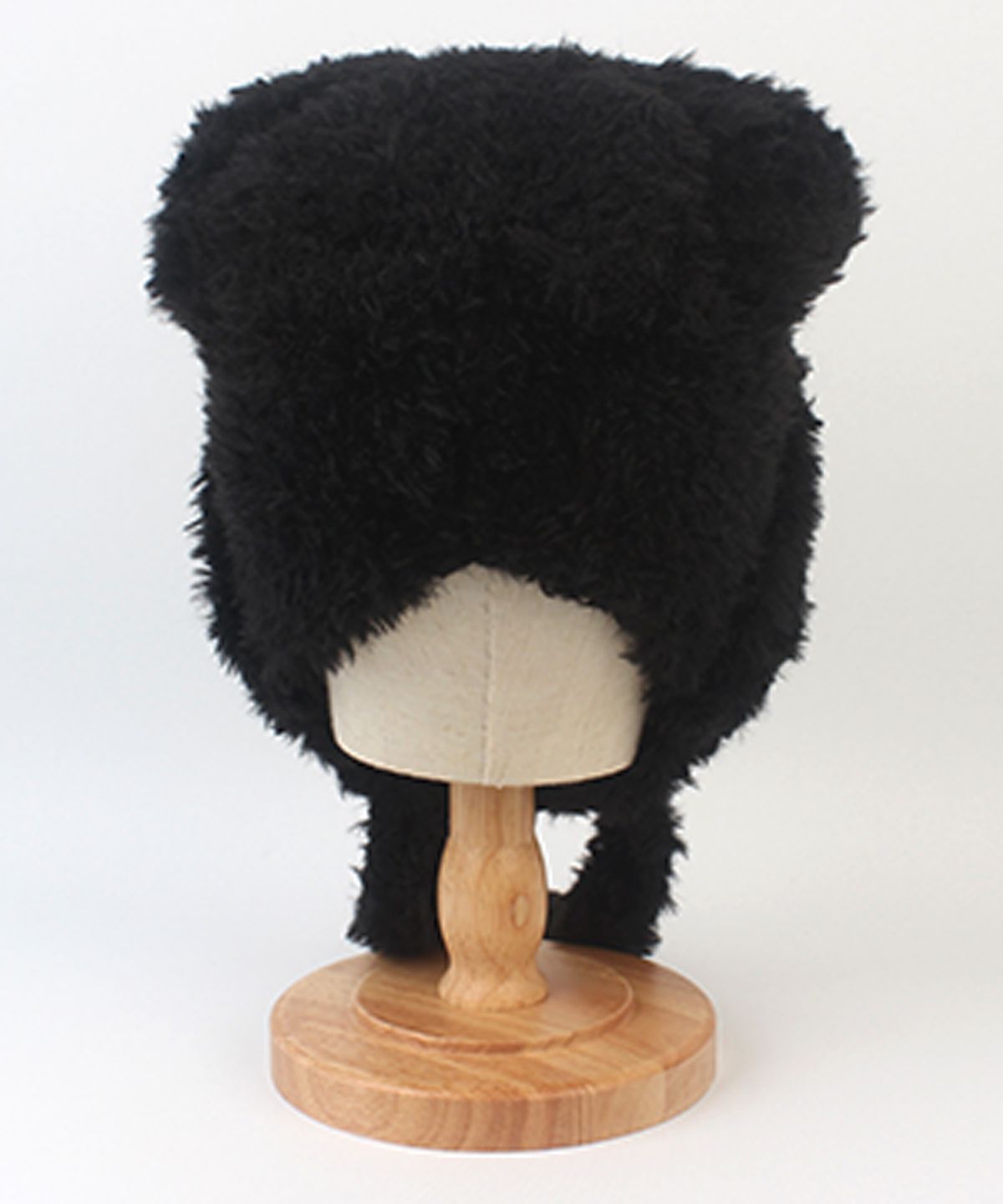 유니버셜 케미스트리(UNIVERSAL CHEMISTRY) Bear Fur Black Bonnet Hat 털모자