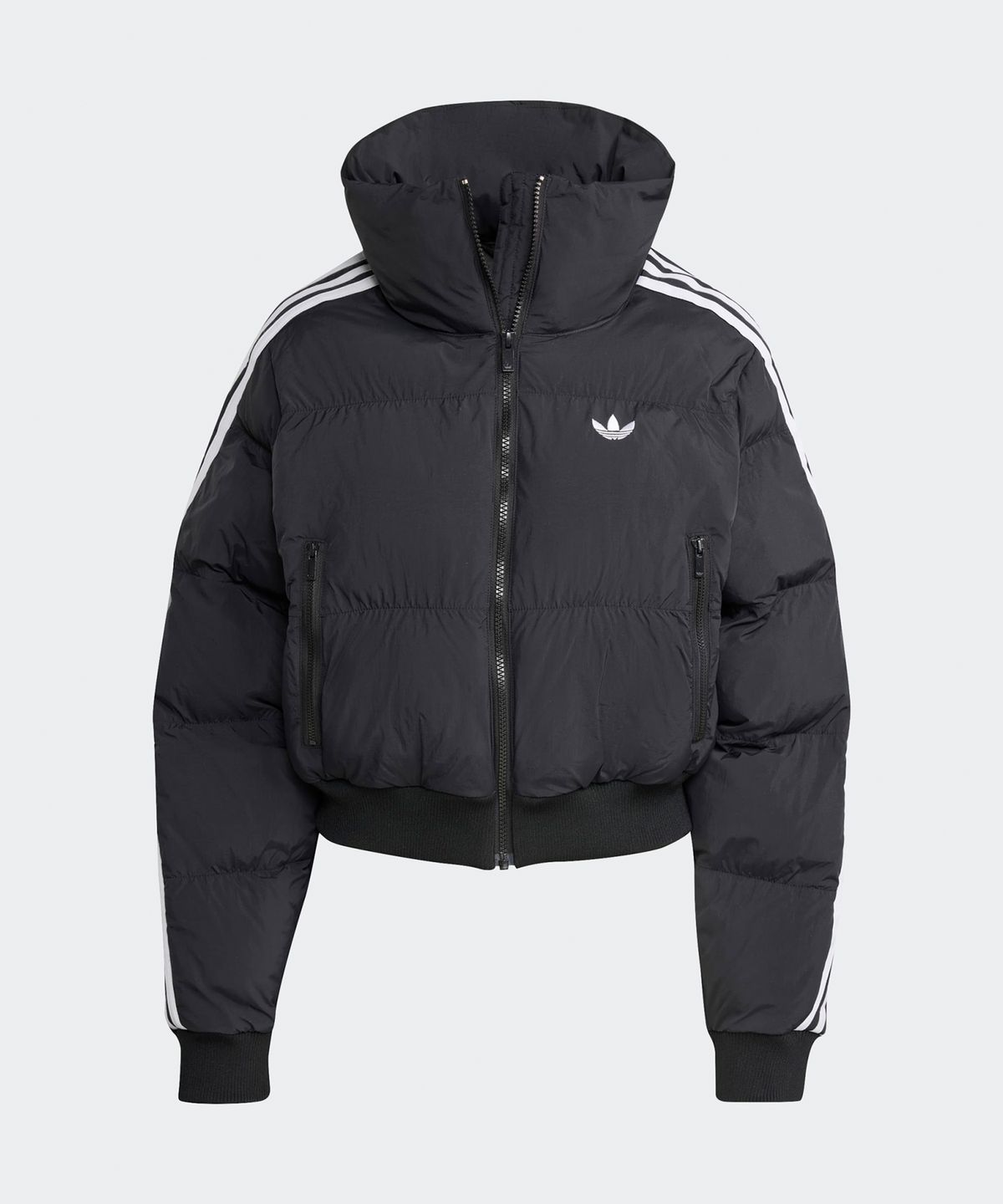 아디다스(ADIDAS) 크롭 합성 다운 퍼퍼 - 블랙 / JX2970