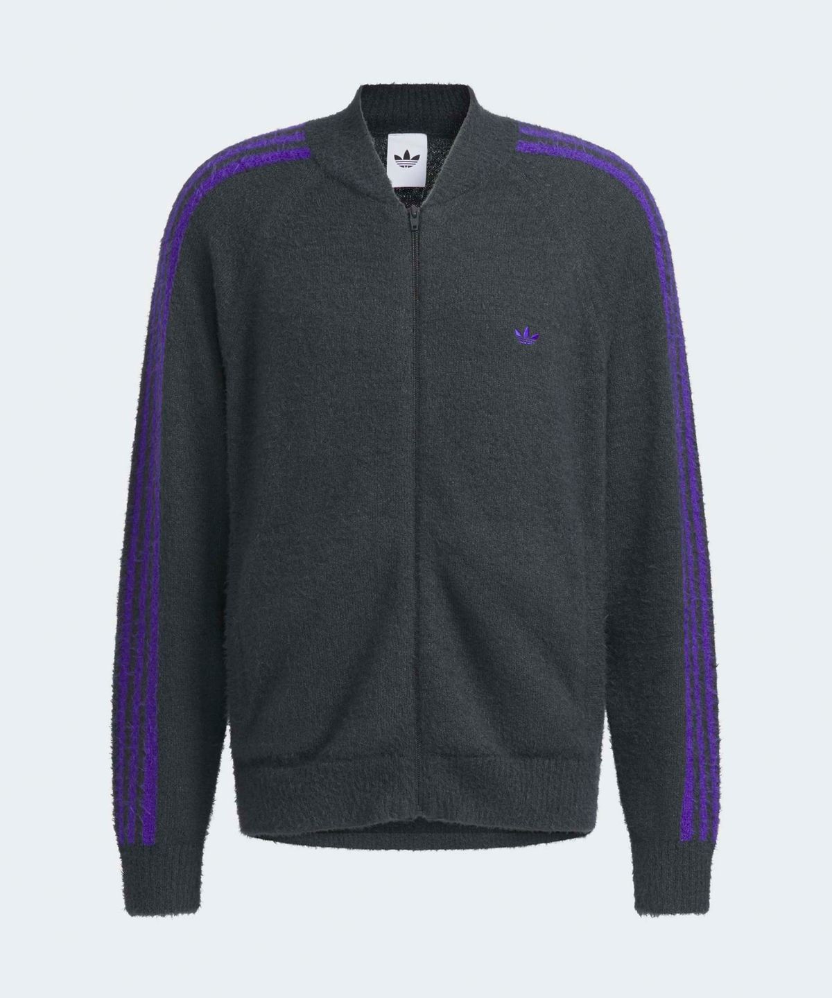 아디다스(ADIDAS) 니트 슈퍼스타 트랙탑 - 다크그레이 / KD9396