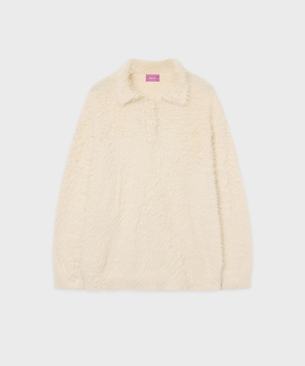 시눈(SINOON) SN Hairy Button Pullover (Beige)